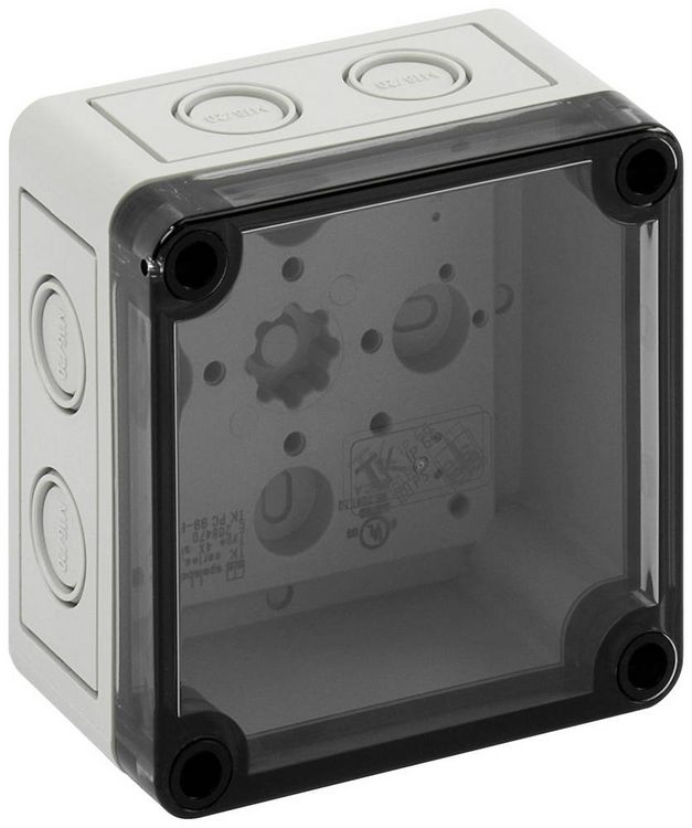 Produktbild: Spelsberg TK PS 99-6-tm Installations-Geh&auml;use 94 x 94 x 57 Polycarbonat, Polystyrol (EPS) Lichtgrau (RAL 7035) 1 St.