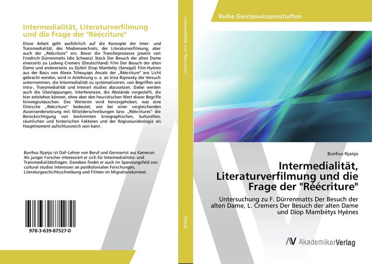 Produktbild: Intermedialit&auml;t, Literaturverfilmung und die Frage der "R&eacute;&eacute;criture"