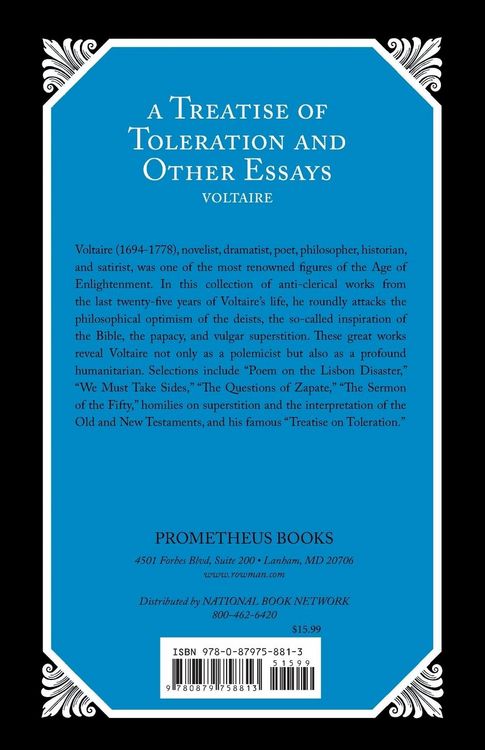 Produktbild: A Treatise on Toleration and Other Essays