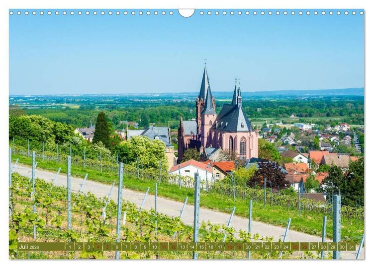Produktbild: Rheinhessen-Impressionen (Wandkalender 2026 DIN A3 quer), CALVENDO Monatskalender