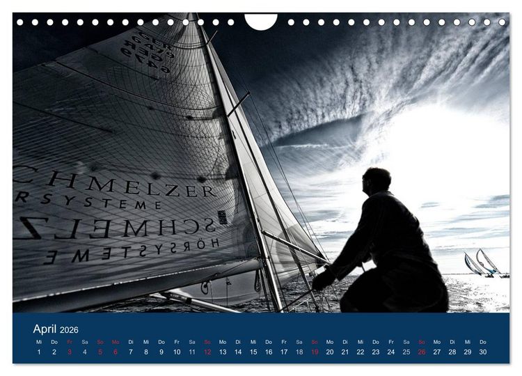 Produktbild: Segelregatta (Wandkalender 2026 DIN A4 quer), CALVENDO Monatskalender