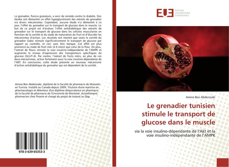 Produktbild: Le grenadier tunisien stimule le transport de glucose dans le muscle