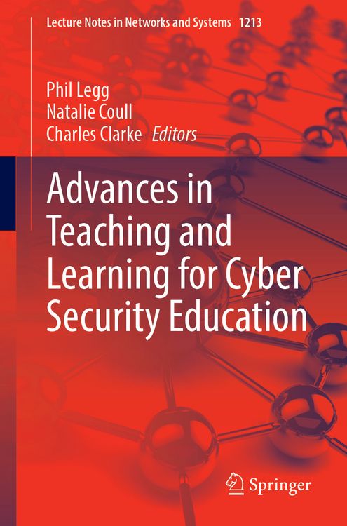 Produktbild: Advances in Teaching and Learning for Cyber Security Education