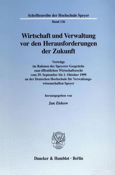 Produktbild: Wirtschaft und Verwaltung vor den Herausforderungen der Zukunft.