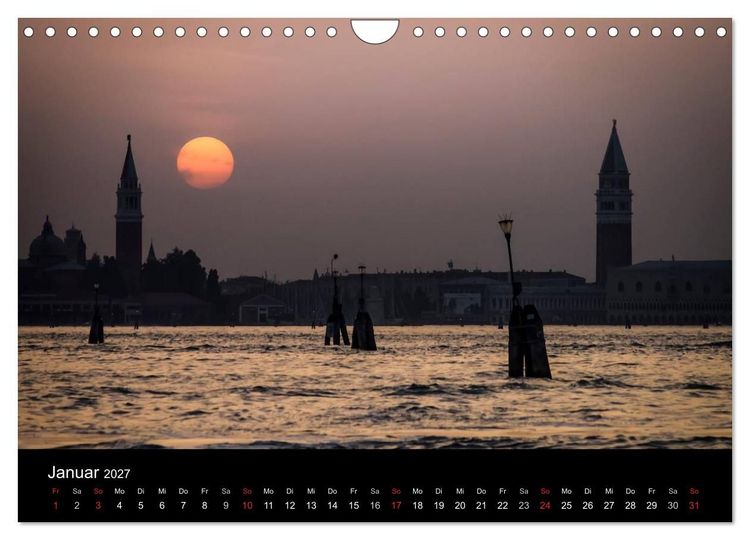 Produktbild: Venedig (Wandkalender 2027 DIN A4 quer), CALVENDO Monatskalender