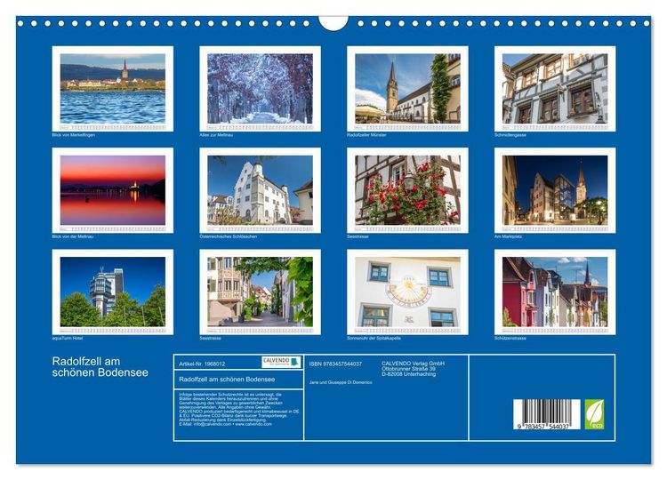 Produktbild: Radolfzell am sch&ouml;nen Bodensee (Wandkalender 2026 DIN A3 quer), CALVENDO Monatskalender
