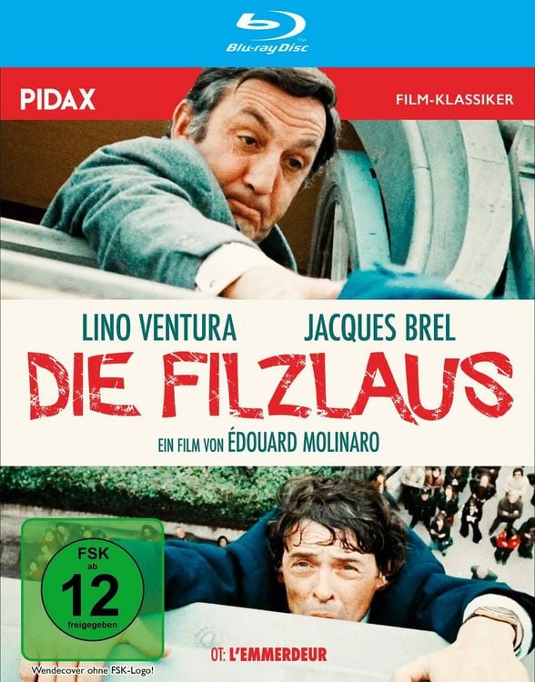 Produktbild: Die Filzlaus (L&rsquo;emmerdeur) / Franz&ouml;sische Kult-Kom&ouml;die mit Lino Ventura und Jacques Brel (Pidax Film-Klassiker)