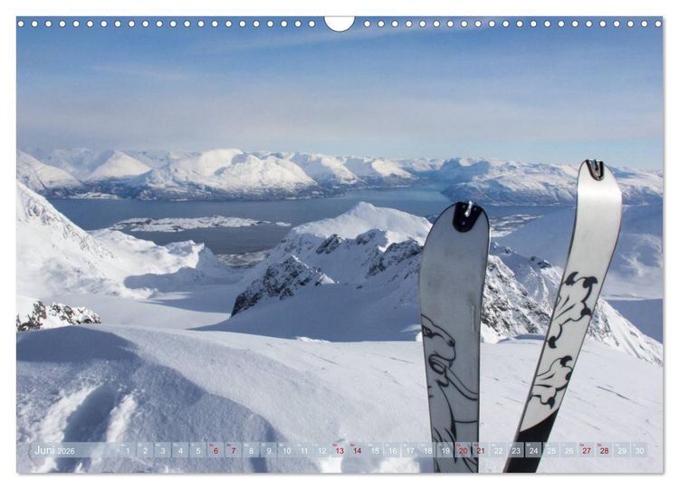 Produktbild: Lyngener Alpen Nord-Norwegen (Wandkalender 2026 DIN A3 quer), CALVENDO Monatskalender