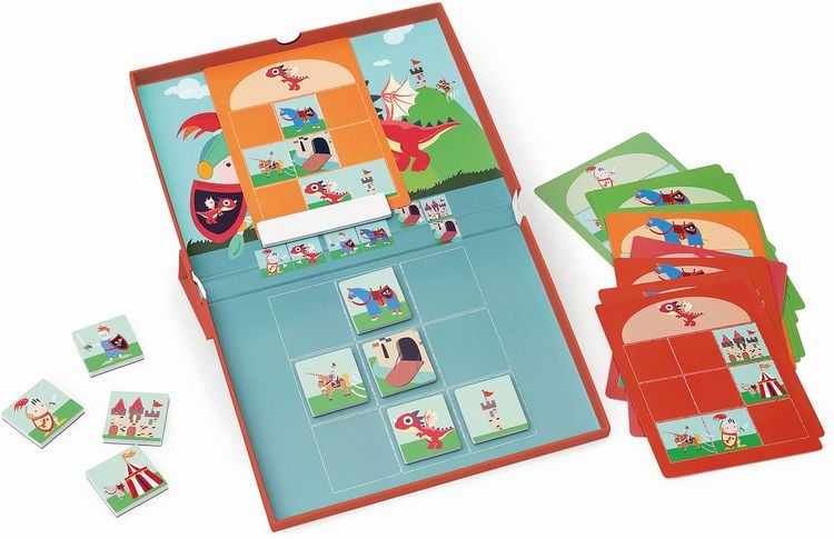 Produktbild: SCRATCH - Magnetlernspiel Ritter und Drachen