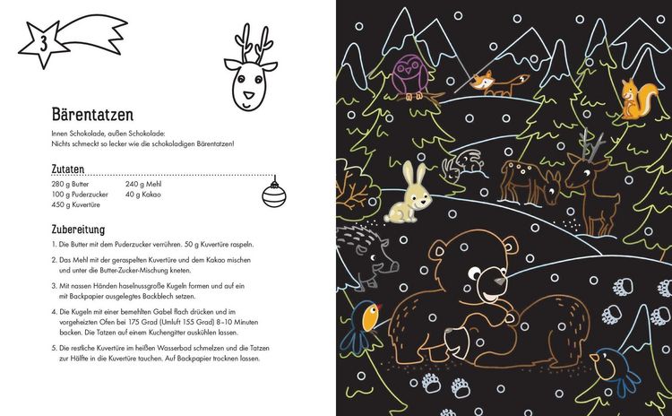 Produktbild: Das gro&szlig;e Adventskalender Kritzel-Kratzel Buch