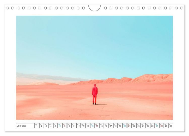 Produktbild: Verzerrte Wirklichkeiten (Wandkalender 2026 DIN A4 quer), CALVENDO Monatskalender