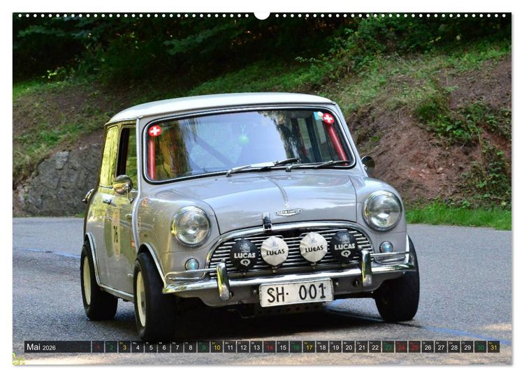 Produktbild: OLDTIMER BERGRENNEN - Kleine Flitzer (Wandkalender 2026 DIN A2 quer), CALVENDO Monatskalender