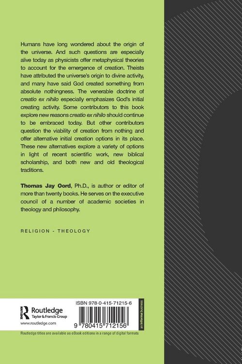 Produktbild: Theologies of Creation