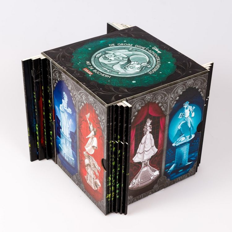 Produktbild: Disney: Die gro&szlig;e Disney-Adventskalender-Box 2025 &ndash; Zauberhafte Weihnachts-Box mit 24 B&uuml;chern und 1.152 Seiten f&uuml;r Young Adults