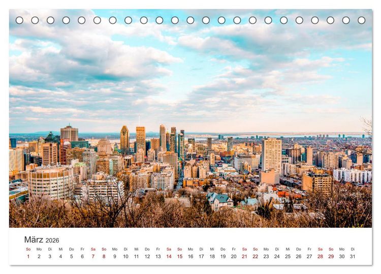 Produktbild: Kanada - Eine Reise durch ein spektakul&auml;res Land. (Tischkalender 2026 DIN A5 quer), CALVENDO Monatskalender