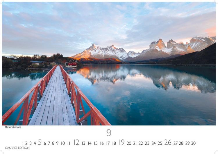 Produktbild: Patagonien Kalender 2027 &ndash; Wandkalender | Fotokalender S&uuml;damerika 35x50cm &ndash; mit beeindruckenden Fotos von Gletschern, Bergen & Wildnis, ideal als Geschenk & Deko
