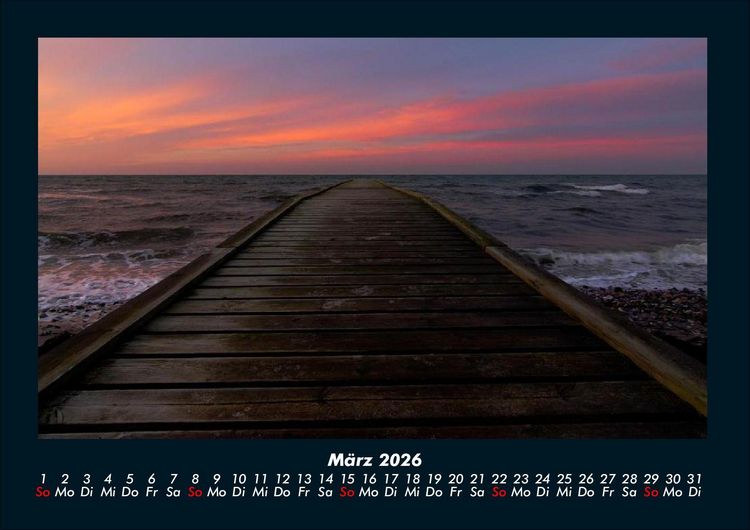 Produktbild: Sehnsucht nach Meer 2026 Fotokalender DIN A4