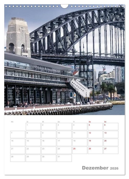 Produktbild: g'day Australien 2026 (Wandkalender 2026 DIN A3 hoch), CALVENDO Monatskalender