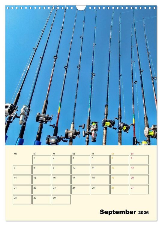 Produktbild: Angeln - extrem faszinierend (Wandkalender 2026 DIN A3 hoch), CALVENDO Monatskalender
