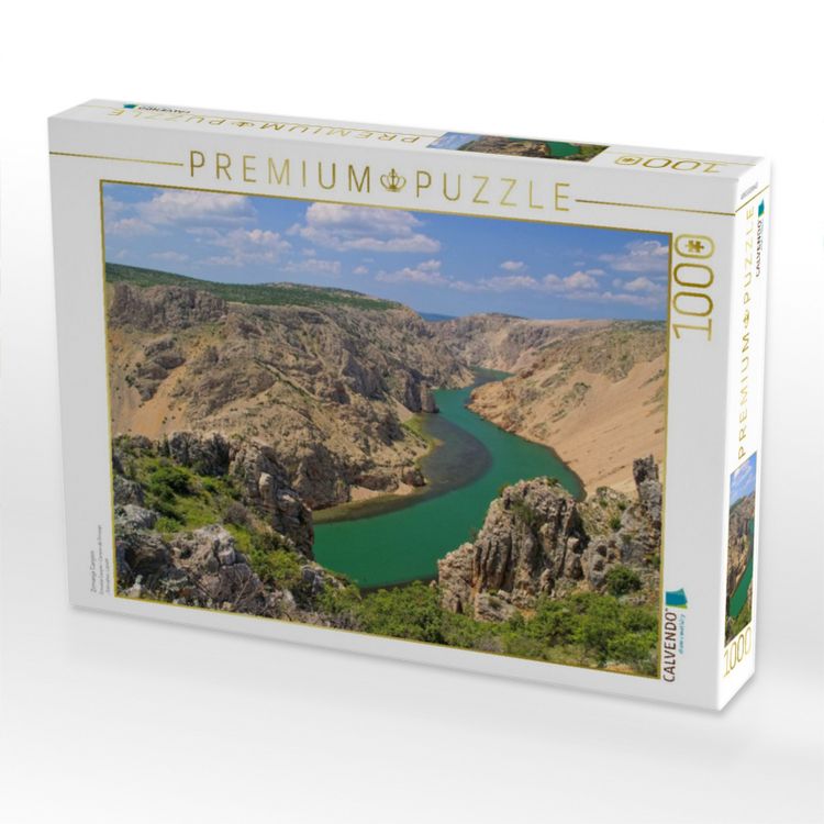 Produktbild: CALVENDO Puzzle Zrmanja Canyon | 1000 Teile Lege-Gr&ouml;&szlig;e 64x48cm Foto-Puzzle f&uuml;r gl&uuml;ckliche Stunden