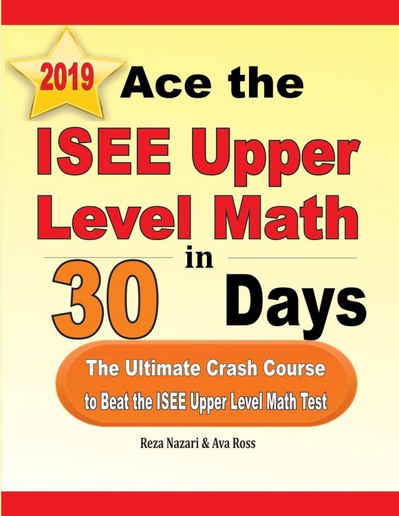 Produktbild: Ace the ISEE Upper Level Math in 30 Days