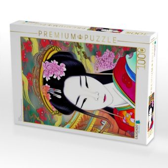 Produktbild: CALVENDO Puzzle Geisha | 1000 Teile Lege-Gr&ouml;&szlig;e 64x48cm Foto-Puzzle f&uuml;r gl&uuml;ckliche Stunden