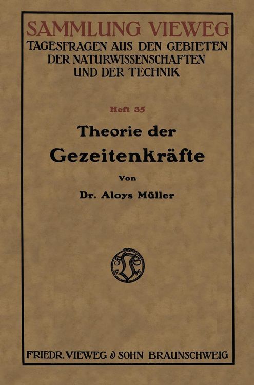 Produktbild: Theorie der Gezeitenkr&auml;fte