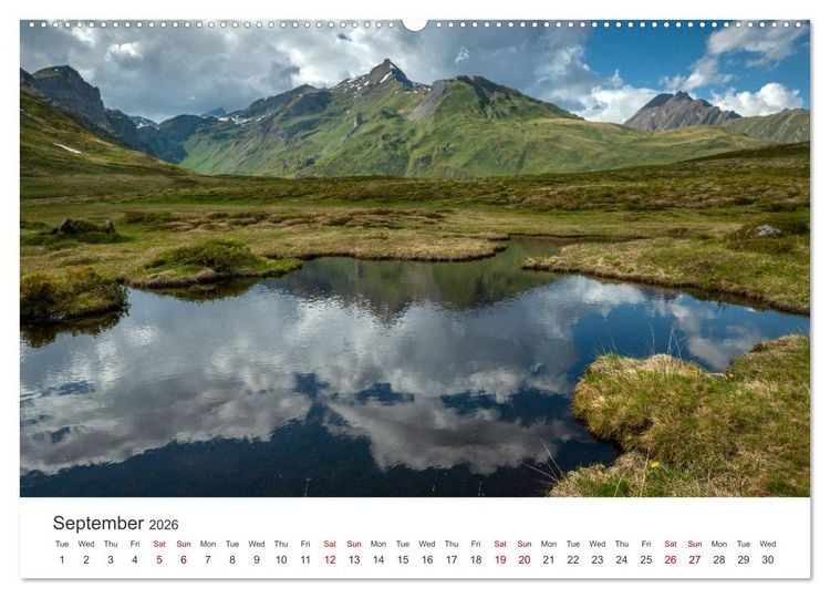 Produktbild: Aosta Valley and its nature (Wall Calendar 2026 DIN A2 landscape), CALVENDO 12 Month Wall Calendar