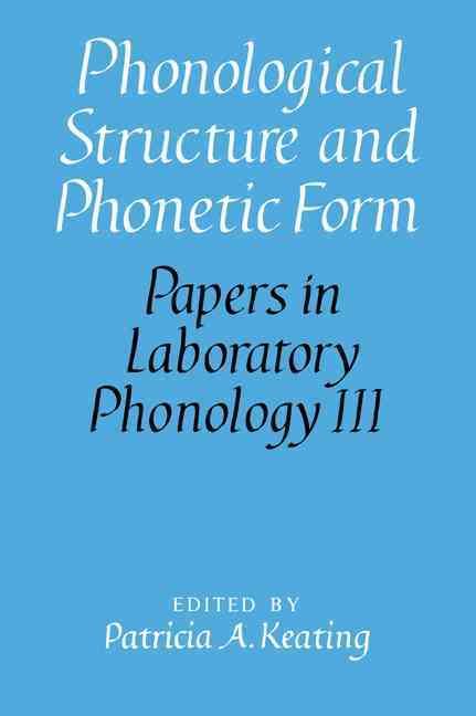 Produktbild: Phonological Structure and Phonetic Form