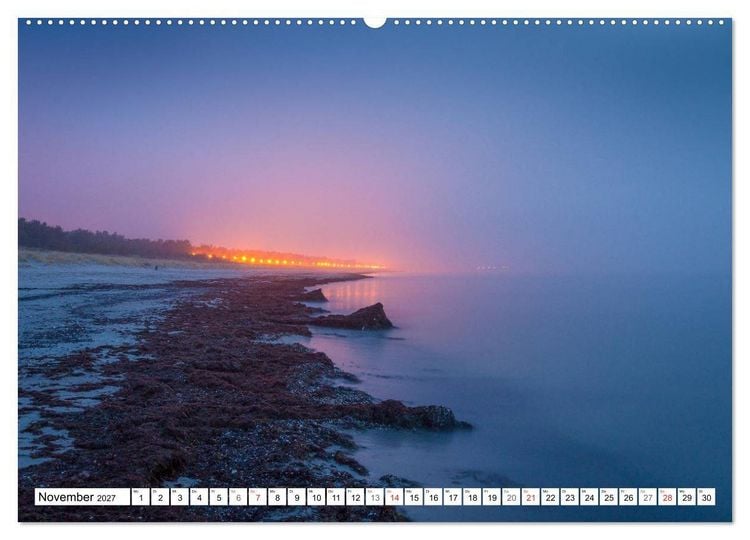 Produktbild: Insel R&uuml;gen - Die K&uuml;ste von Sellin bis Kap Arkona (Wandkalender 2027 DIN A2 quer), CALVENDO Monatskalender