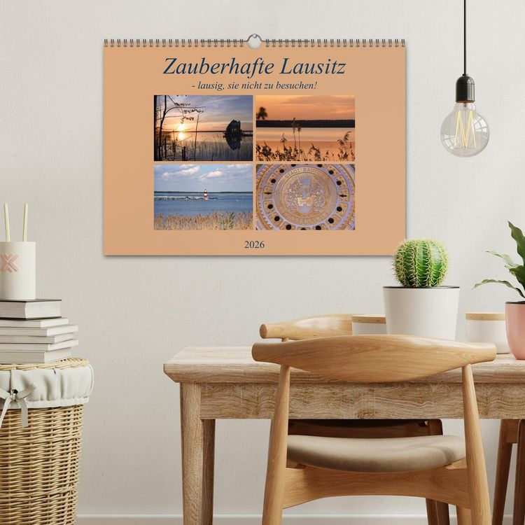 Produktbild: Zauberhafte Lausitz (Wandkalender 2026 DIN A3 quer), CALVENDO Monatskalender