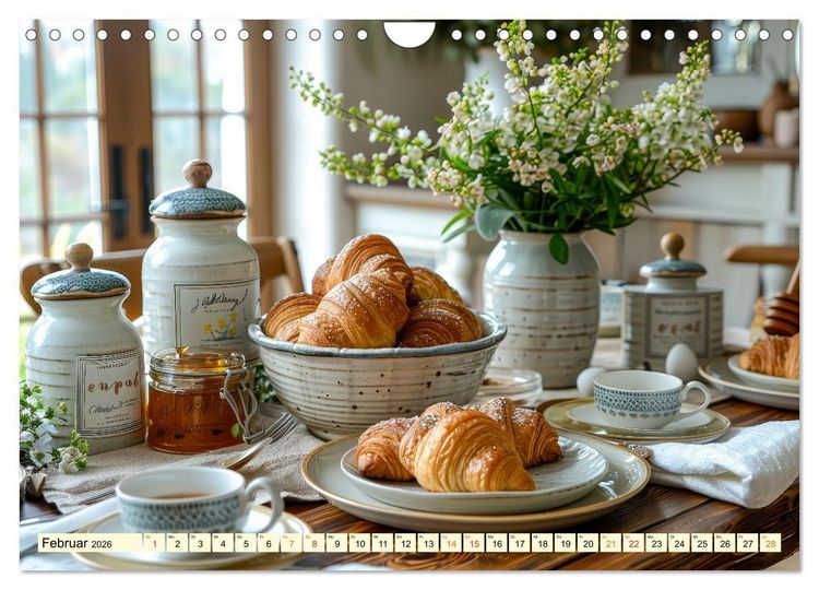 Produktbild: Gedeckter Tisch f&uuml;r Gourmets (Wandkalender 2026 DIN A4 quer), CALVENDO Monatskalender