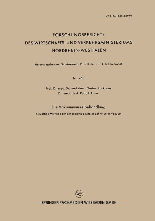 Produktbild: Die Vakuumwurzelbehandlung