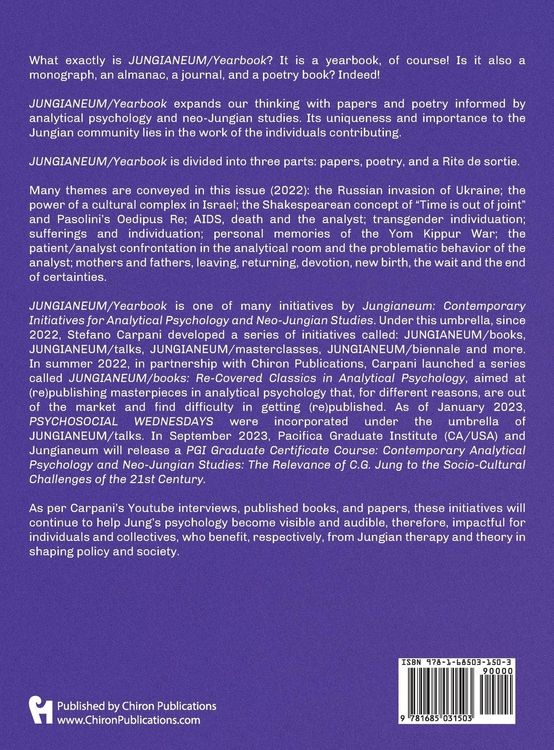 Produktbild: Jungianeum/Yearbook 2022