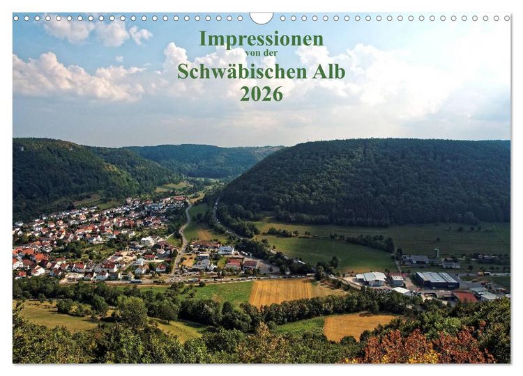 Produktbild: Impressionen von der Schw&auml;bischen Alb (Wandkalender 2026 DIN A3 quer), CALVENDO Monatskalender