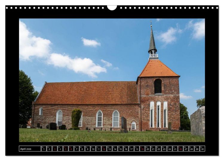 Produktbild: Rysum - Warfendorf in Ostfriesland (Wandkalender 2026 DIN A3 quer), CALVENDO Monatskalender