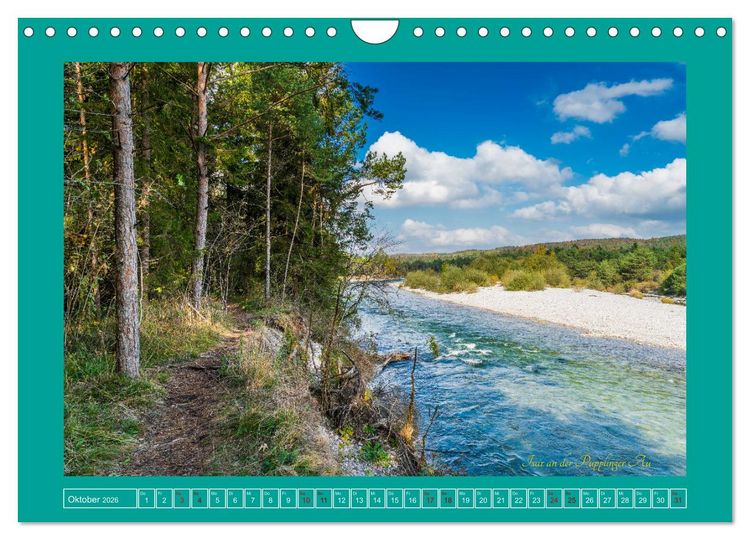Produktbild: Fl&ouml;&szlig;erstadt Wolfratshausen (Wandkalender 2026 DIN A4 quer), CALVENDO Monatskalender