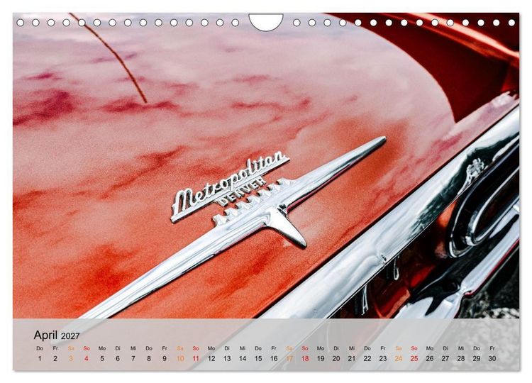 Produktbild: Pontiac Star Chief - Details voller Stil (Wandkalender 2027 DIN A4 quer), CALVENDO Monatskalender