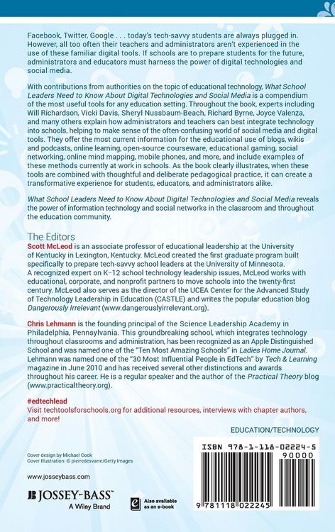 Produktbild: What School Leaders Need to Know About Digital Technologies and Social Media