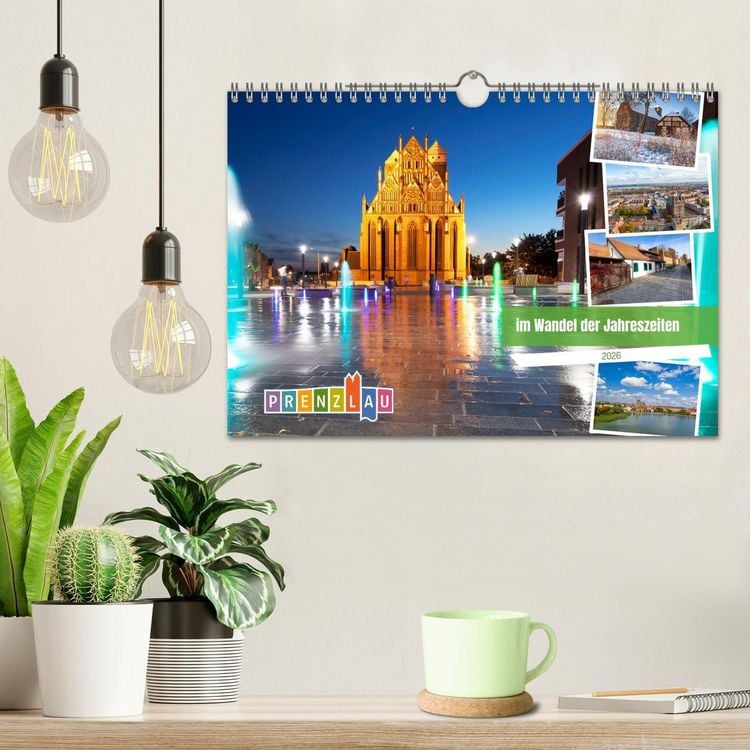 Produktbild: Prenzlau - im Wandel der Jahreszeiten (Wandkalender 2026 DIN A4 quer), CALVENDO Monatskalender
