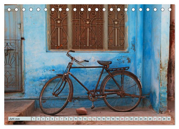 Produktbild: Typisch Indien - Jodhpur (Tischkalender 2026 DIN A5 quer), CALVENDO Monatskalender