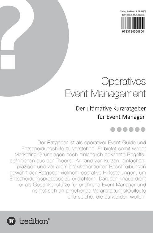 Produktbild: Operatives Event Management