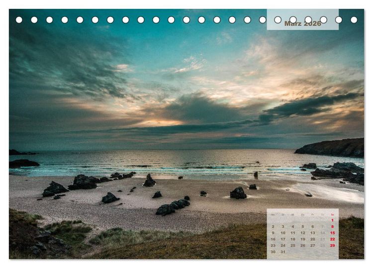 Produktbild: Rauhes Schottland (Tischkalender 2026 DIN A5 quer), CALVENDO Monatskalender