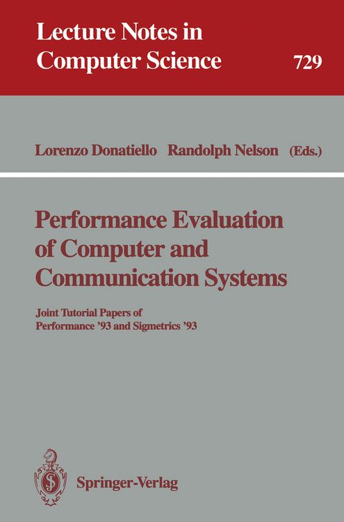 Produktbild: Performance Evaluation of Computer and Communication Systems