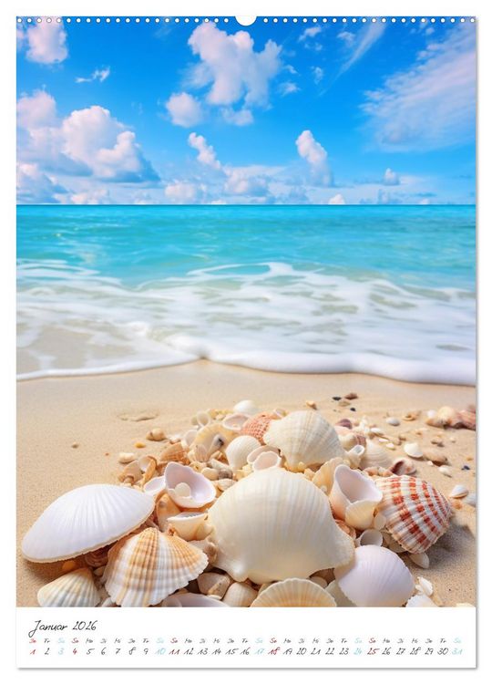 Produktbild: Ultimativer Strandspa&szlig; (hochwertiger Premium Wandkalender 2026 DIN A2 hoch), Kunstdruck in Hochglanz