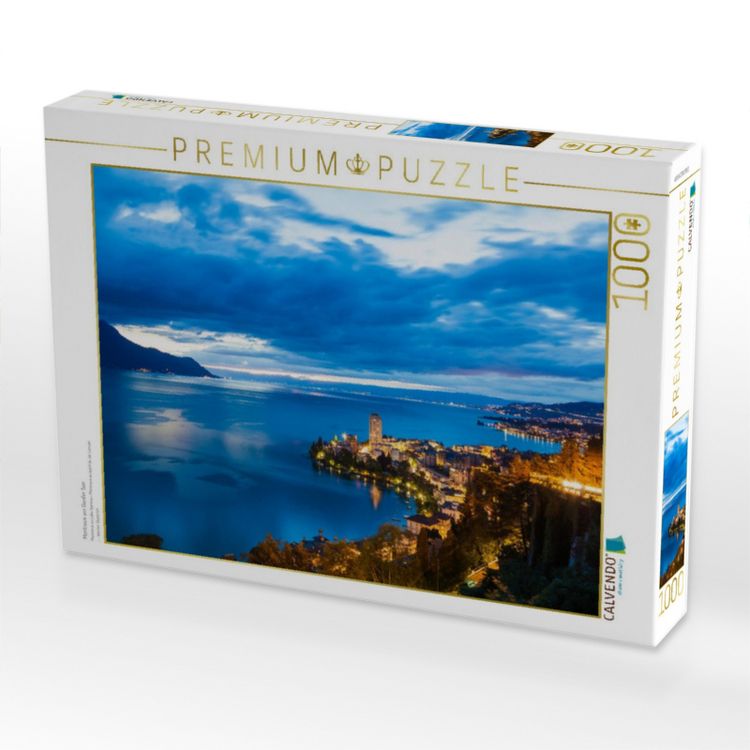Produktbild: CALVENDO Puzzle Montreux am Genfer See | 1000 Teile Lege-Gr&ouml;&szlig;e 64x48cm Foto-Puzzle f&uuml;r gl&uuml;ckliche Stunden