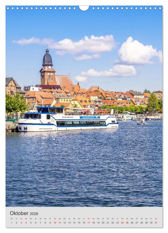 Produktbild: An den gro&szlig;en Seen der Mecklenburgischen Seenplatte (Wandkalender 2026 DIN A3 hoch), CALVENDO Monatskalender