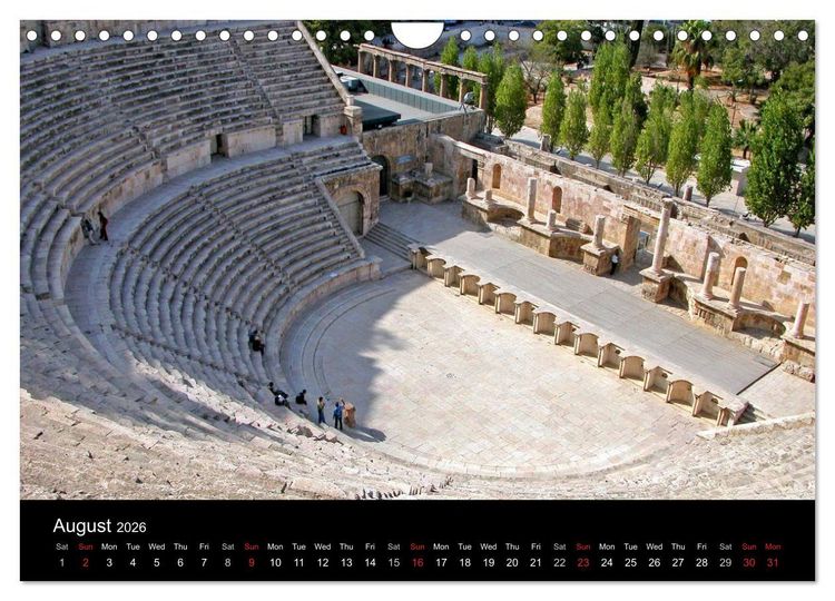 Produktbild: Monuments of Jordan 2026 (Wall Calendar 2026 DIN A4 landscape), CALVENDO 12 Month Wall Calendar