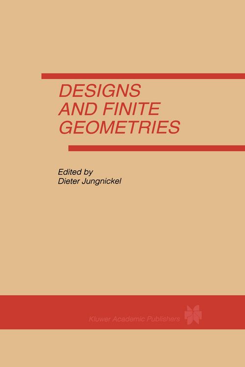 Produktbild: Designs and Finite Geometries