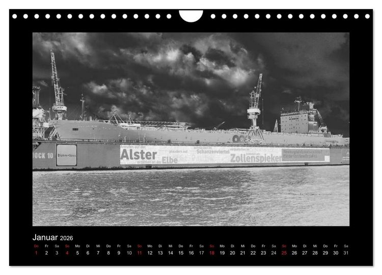 Produktbild: Schiffe anders (Wandkalender 2026 DIN A4 quer), CALVENDO Monatskalender